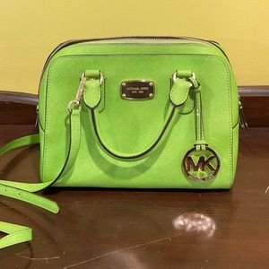 Michael Kors Lime Green Crossbody